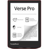 Pocketbook - Verse Pro - E-reader - Rood - 16 GB - Spatwaterbestendig