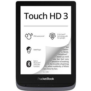 PocketBook Touch HD 3 e-book reader Touchscreen 16 GB Wifi Zwart, Grijs