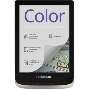 PocketBook Kleur (6"", 16 GB, Maanzilver), eReader, Zilver