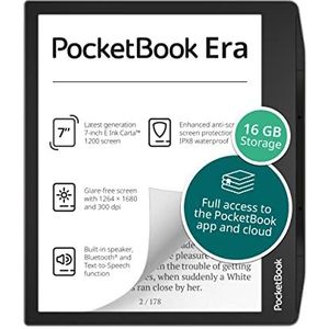 Pocketbook - Era - E-boek - Silver Stardust - 16GB - Waterbestendig IPX8