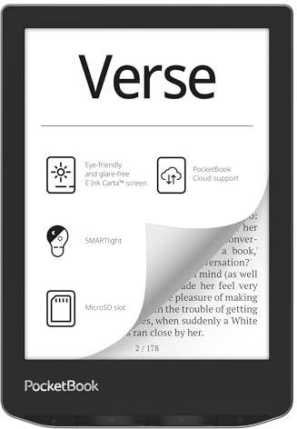 PocketBook - Verse - E-reader - Mist Grey - E Ink Carta™