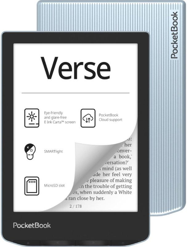 PocketBook - Verse - E-reader - Bright Blue - E Ink Carta™