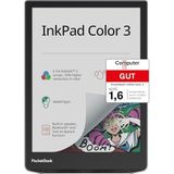 PocketBook InkPad Color 3 e-book reader (Duitse versie) 32 GB geheugen, IPX8, Bluetooth, luidspreker, 19,81 cm (7,8 inch) E-Ink Kaleido 3 kleurendisplay - Stormy Sea