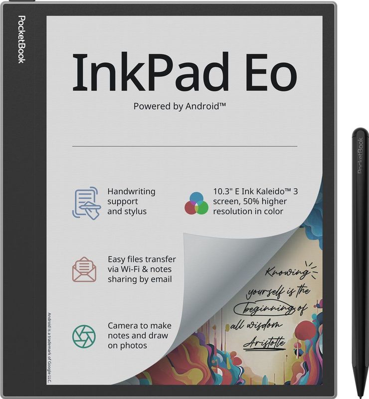 PocketBook - InkPad Eo - eReader - Grijs - 10.3 inch - 64 GB