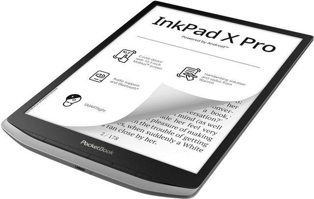 PocketBook - InkPad X Pro - eReader - Grijs - 10.3" HD E Ink Mobius™