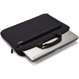DICOTA 13-13,3 inch Smart Skin laptop-, computer- en tablet-draagtas, lichtgewicht hoes laptoptas met handgrepen, zwart
