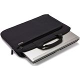 DICOTA 15-15,6 inch Smart Skin laptop-, computer- en tablet-draagtas, lichtgewicht hoes laptoptas met handgrepen, zwart