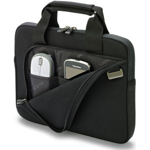 DICOTA 15-15,6 inch Smart Skin laptop-, computer- en tablet-draagtas, lichtgewicht hoes laptoptas met handgrepen, zwart