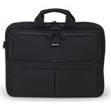 DICOTA Eco Top Traveller SCALE laptophoes, afsluitbare tas, eco-beschermhoes gemaakt van gerecycled materiaal, zwart, voor laptops 15-17,3