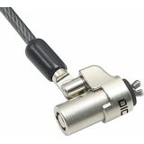 Dicota - Ultra Slim Single - Beveiliging van Notebooks - Grijs - Gecoate Kabel 2m
