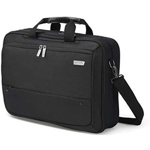Dicota D31645 Eco Top Traveller Dual SELECT 14-15,6 inch afsluitbare laptop-draagtas rugzak, Eco laptoptas beschermhoes - gemaakt van gerecycled materiaal, zwart