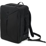 DICOTA Backpack Dual Plus EDGE 13-15.6 inch laptoprugzak notebook draagtas werktas, lichtgewicht eigentijdse laptophouder, zwart