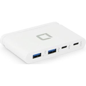 DICOTA USB-Hub 4-in-1 4-fach weiß
