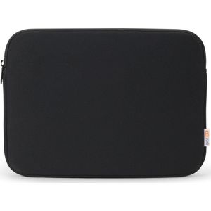 Base xx Laptophoes 15 inch - 15,6 inch, waterdichte laptophoes met metalen ritssluiting, schokbestendige bekleding, jersey-stof, zwart