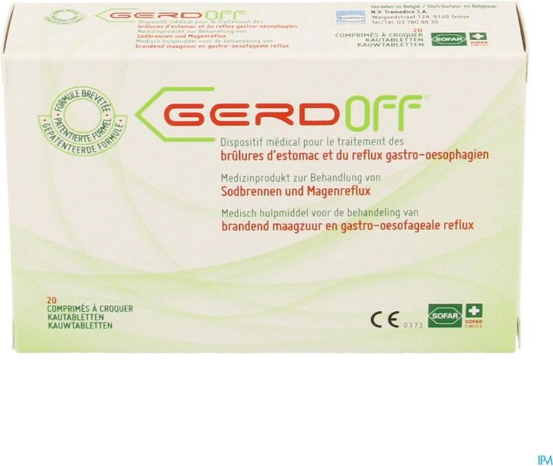 Gerdoff Kauwtabletten 20x1100mg