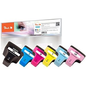 Peach 0F319010 inktcartridge 6 stuk(s) Compatibel Zwart, Blauw, Cyaan, Magenta, Geel