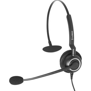 FreeVoice SoundPro 355 Mono UNC (Bedraad), Kantoorheadset, Zwart