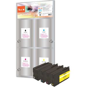 Peach 319117 inktcartridge 4 stuk(s) Hoog (XL) rendement Zwart, Cyaan, Magenta, Geel