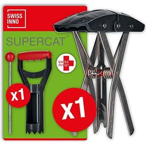 SWISSINNO mollenval SuperCat incl. accessoireset: Super effectieve val met hoge vangstcijfers. Eenvoudig in gebruik - veilig en herbruikbaar. 1x val + 1x accessoireset