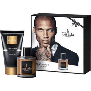 Gisada Ambassador Men SET Eau de Parfum Spray 50ml + 100ml Shower gel