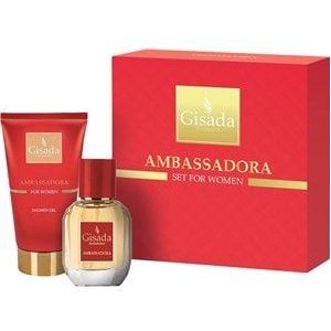 Gisada Vrouwengeuren Ambassadora Cadeauset Shower Gel Ambassadora 100 ml + Parfum Ambassadora 50 ml