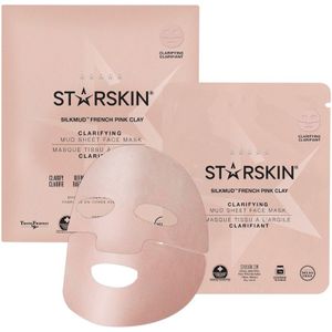 StarSkin Maskers Cloth mask Silkmud Pink ClayPuifying Face Mask Bio-Cellulose 16 g (€ 504,38 / 1 kg)