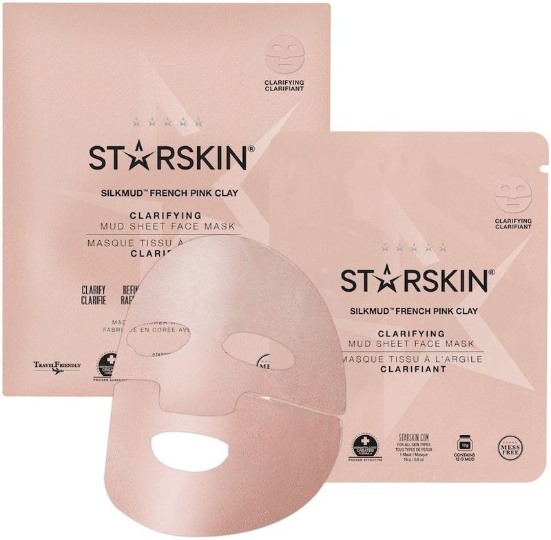 Starskin Essentials - Silkmud Pink Clay - Gezichtsmasker - 1 Stuk