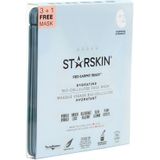 Starskin® Red Carpet Ready Gezichtsmasker - Korean Skincare - Bio Cellulose Sheet Mask - Alle Huidtypen - 3 + 1 GRATIS