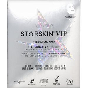 STARSKIN ® VIP The Diamond Mask™ Illuminating Luxury Bio-Cellulose Hydraterend masker 30 ml