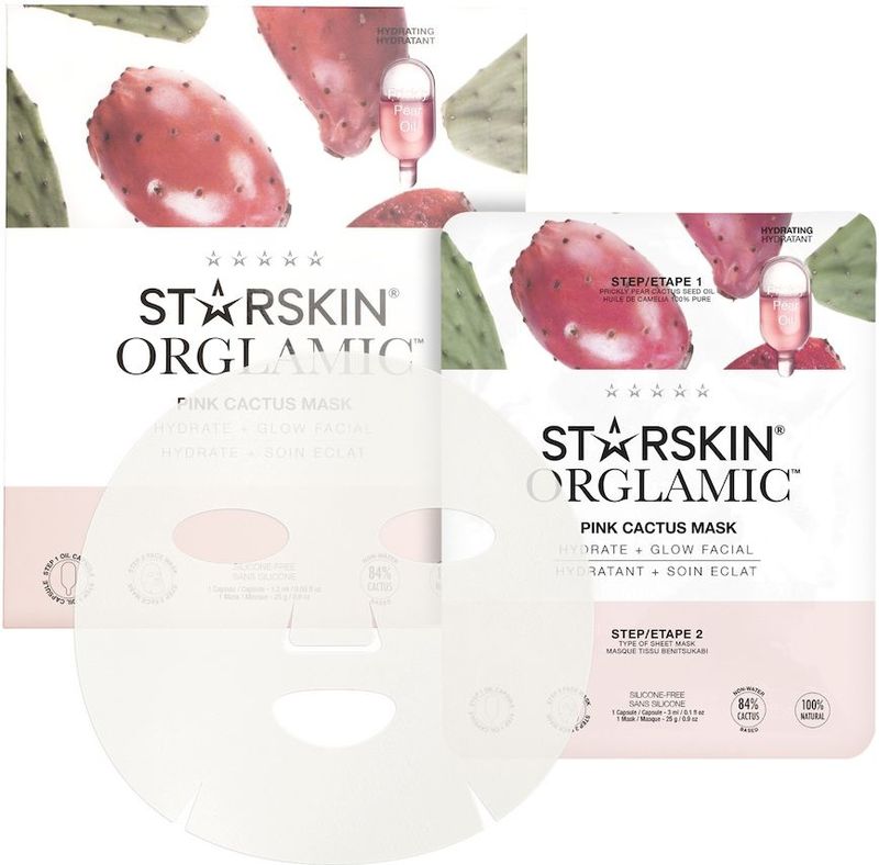 STARSKIN ® Orglamic™ Pink Cactus Glow masker