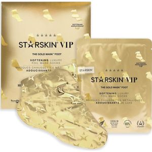 STARSKIN VIP GOLD Foot Mask voetmasker - voet creme - eelt verzorging