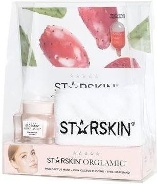 Starskin - Orglamic™ Pink Cactus - Cadeauset - 15 ml Mini Pudding - Mask - Gratis Haarband