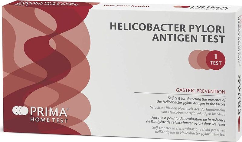 Helicobacter Pylori Antigeen in ontlasting - Prima Lab thuistest- 1 testkit