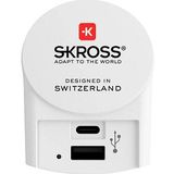 Skross 1.302423, Indoor, AC, 5 V, Weiß