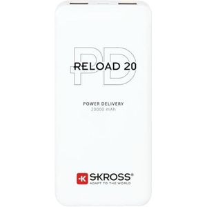 SKross Reload 20 Powerbank (Akku) - Wei� - 20000 mAh