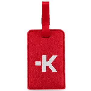 SKROSS - Luggage Tags - Set Etichetta Bagaglio in Pelle e Scheda interna rimovibile. Valigie Sicure e Visibili/Riconoscibili nel Nastro Ritiro Bagagli - 2 pezzi Colore Rosso