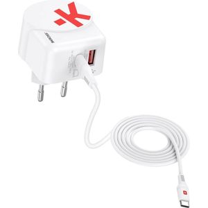 Euro usb Charger AC65PD + usb-c cable USB-Ladegerät 65 w Innenbereich, Steckdose Ausgangsstro - Skross