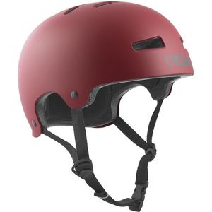 TSG Volwassenen Evolution Solid Color Halve shell helm, Satin Oxblood, L/XL