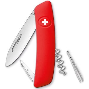 Swiza D01 Zakmes - Rood (Red) - Boxverpakking