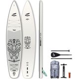 Indiana 126 Touring Inflatable SUP-board (grijs/wit)