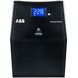 ABB - PowerValue 11LI UP - UPS - 1500VA - Sinusgolfuitgang - LCD-scherm
