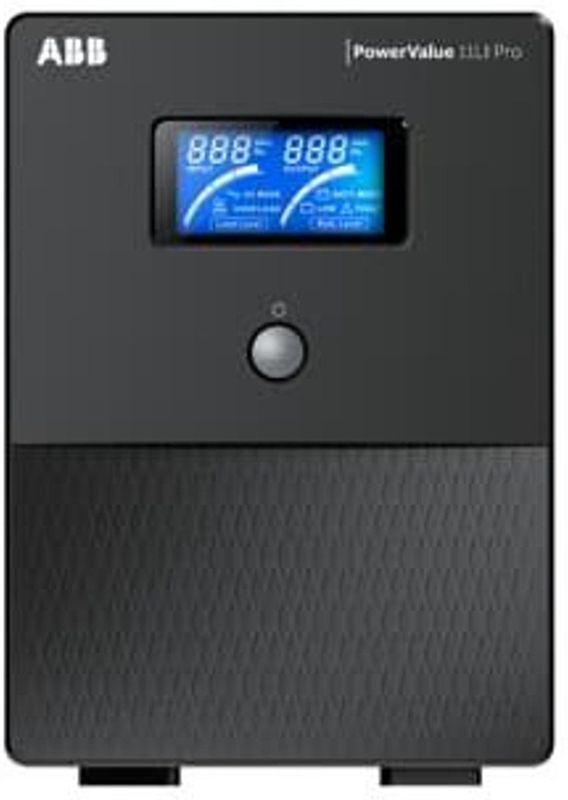 ABB - PowerValue 11LI UP - UPS - 1500VA - Sinusgolfuitgang - LCD-scherm