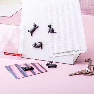 Trendform Magnet Meow - set van 5 - zwart