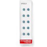 Trendform Magnetisch staal - set van 10 - Zilverblauw