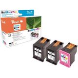 Peach 0F319640 inktcartridge 3 stuk(s) Zwart, Cyaan, Magenta, Geel