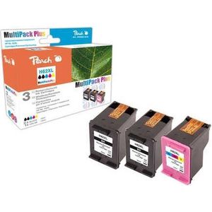 Peach 0F319640 inktcartridge 3 stuk(s) Zwart, Cyaan, Magenta, Geel