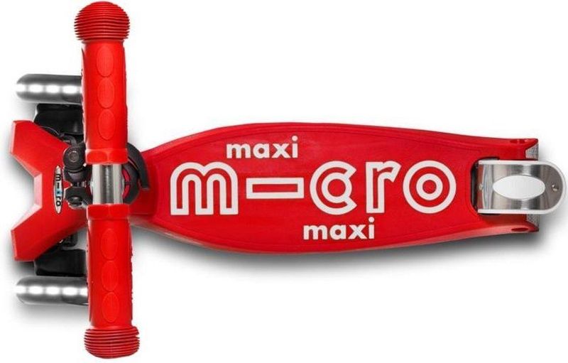 Micro Maxi Deluxe LED Scooter Red (MM)