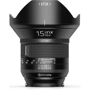 Irix ® Ultragroothoeklens Firefly 15mm f2.4 voor Nikon F (95mm filterdraad, voor volledig formaat, extreem licht, geoptimaliseerde scherpstelring)