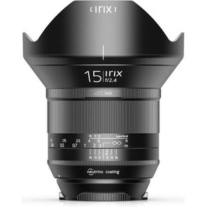 Irix - 15mm f/2.4 Blackstone - Objectief - Zwart - Voor DSLR-camera's