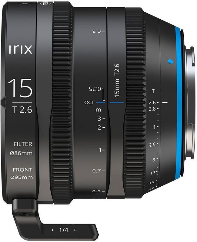 Irix - Vaste Brandpuntsafstand 15 mm T2.6 Cine - Objectief - Zwart